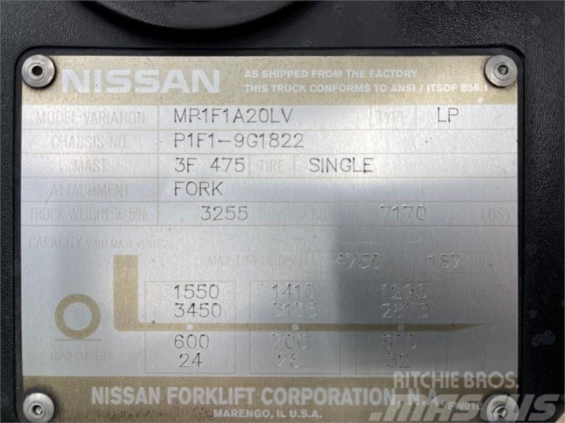 Nissan MP1F1A20LV Heftrucks overige