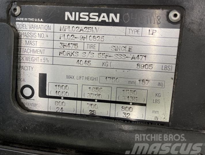 Nissan MPL02A25LV Heftrucks overige