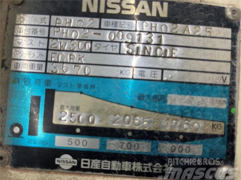 Nissan PH02A25 Heftrucks overige