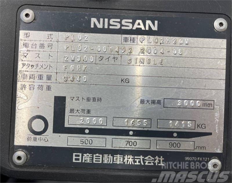 Nissan PL02M20W Heftrucks overige
