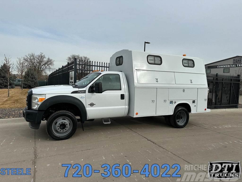 Ford F450 11' Enclosed Service/ Utility Truck Sleepwagens