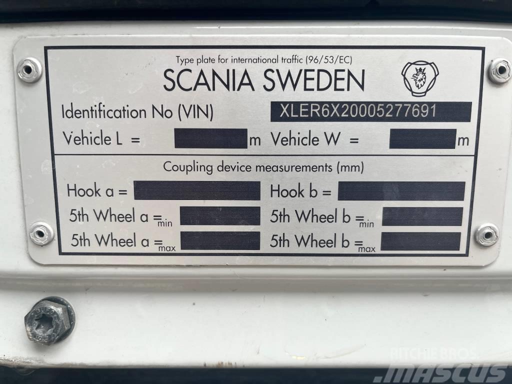 Scania R 480 XPI  HDS-Effer 655S Ruw terrein kranen