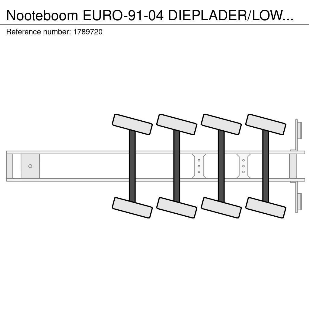 Nooteboom EURO-91-04 DIEPLADER/LOWLOADER/TIEFLADER Diepladers