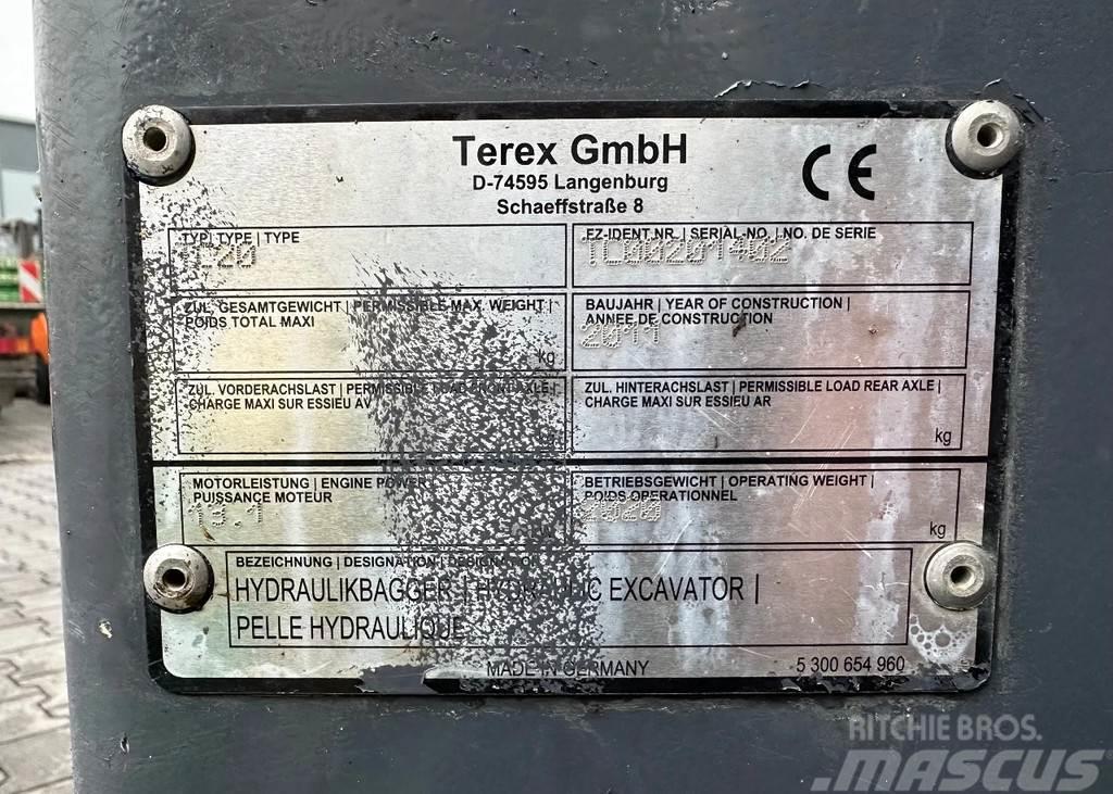 Terex TC20 Minigraafmachines < 7t