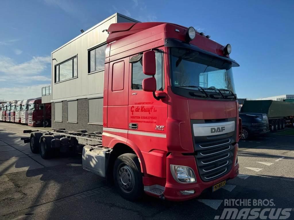 DAF XF 410 6X2 EURO 6 CHASSIS Chassis met cabine