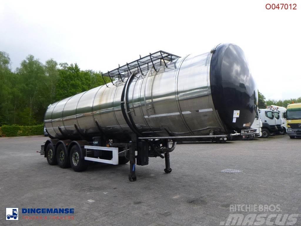 Metalovouga Bitumen tank inox 32 m3 / 1 comp + pump Tankopleggers