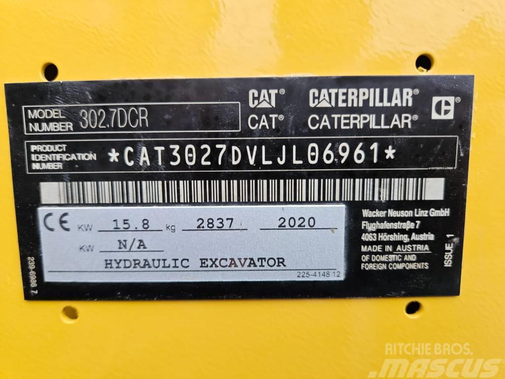 CAT 302.7 Minigraafmachines < 7t