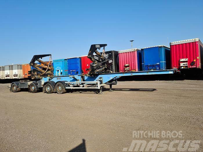Hammar 195D SIDELOADER 4 AXLE 2E TRAILER CONNECTION 36 TO Containerchassis
