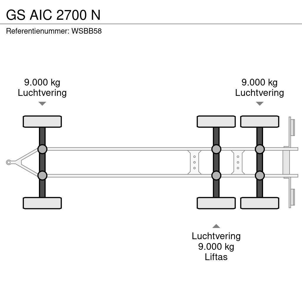 GS AIC 2700 N Containerchassis