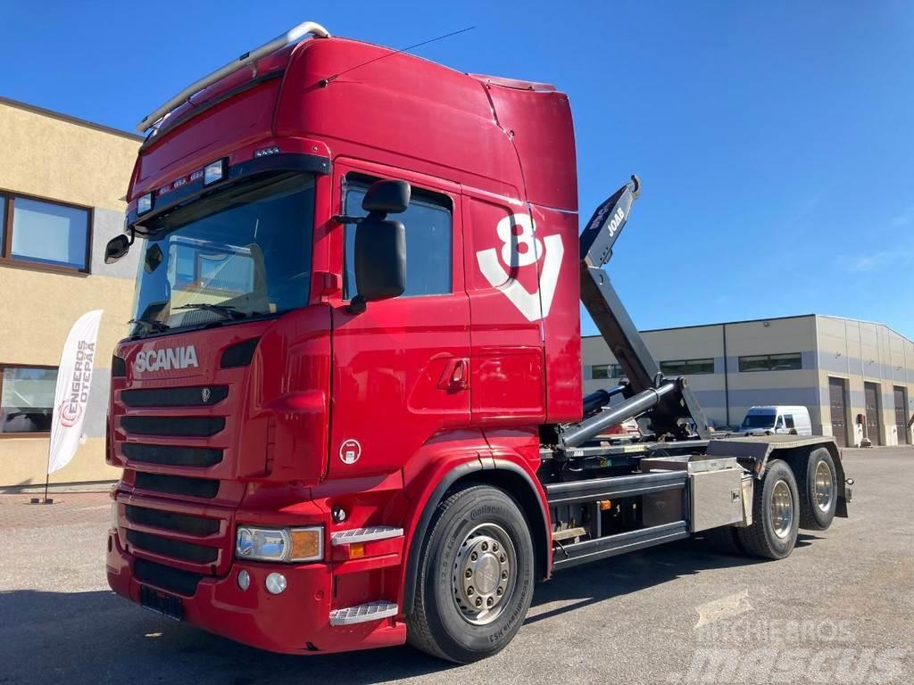 Scania R620 6X2 EURO 5 + JOAB LIFT + RETARDER + FULL AIR Vrachtwagen met containersysteem