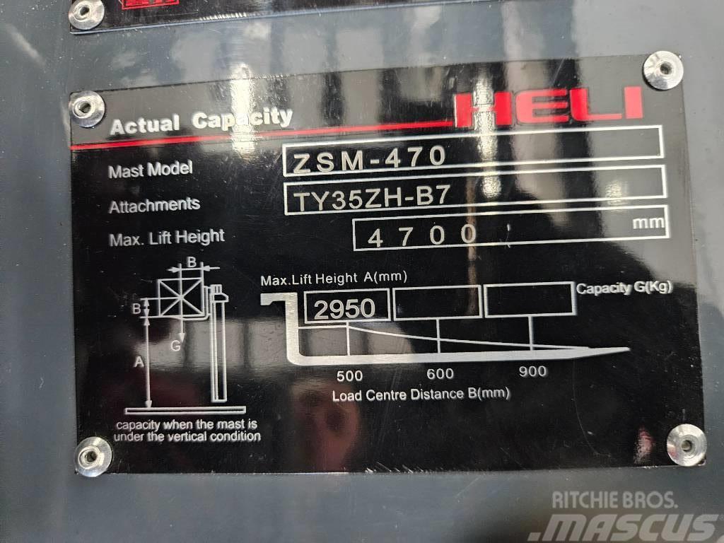 Heli CPCD 35 KU17G3 Diesel heftrucks