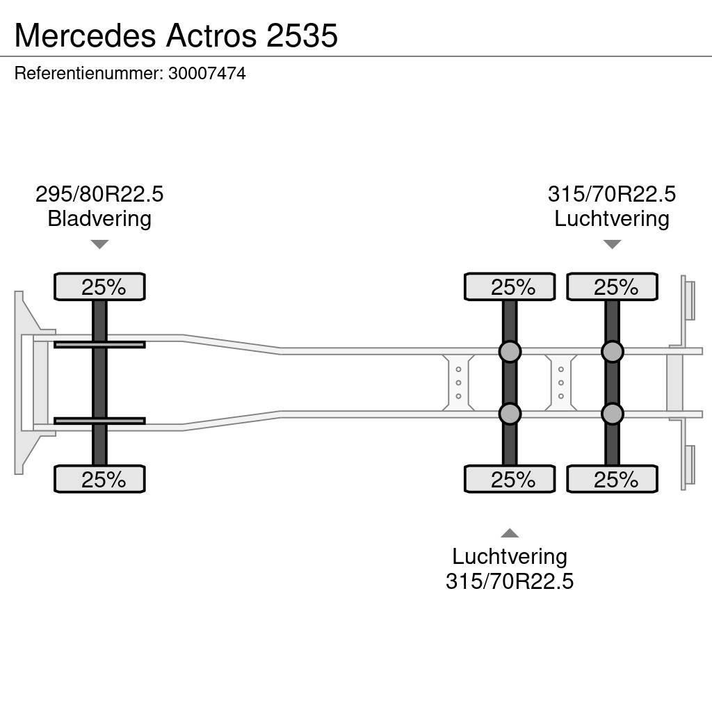 Mercedes-Benz Actros 2535 Chassis met cabine