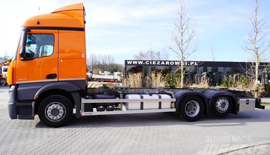 Mercedes-Benz Actros 2545 E6 BDF 6×2 / FULL ADR / 205 tho. km!! Containerchassis