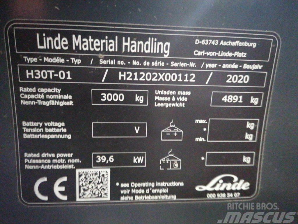 Linde H30T-01 LPG heftrucks