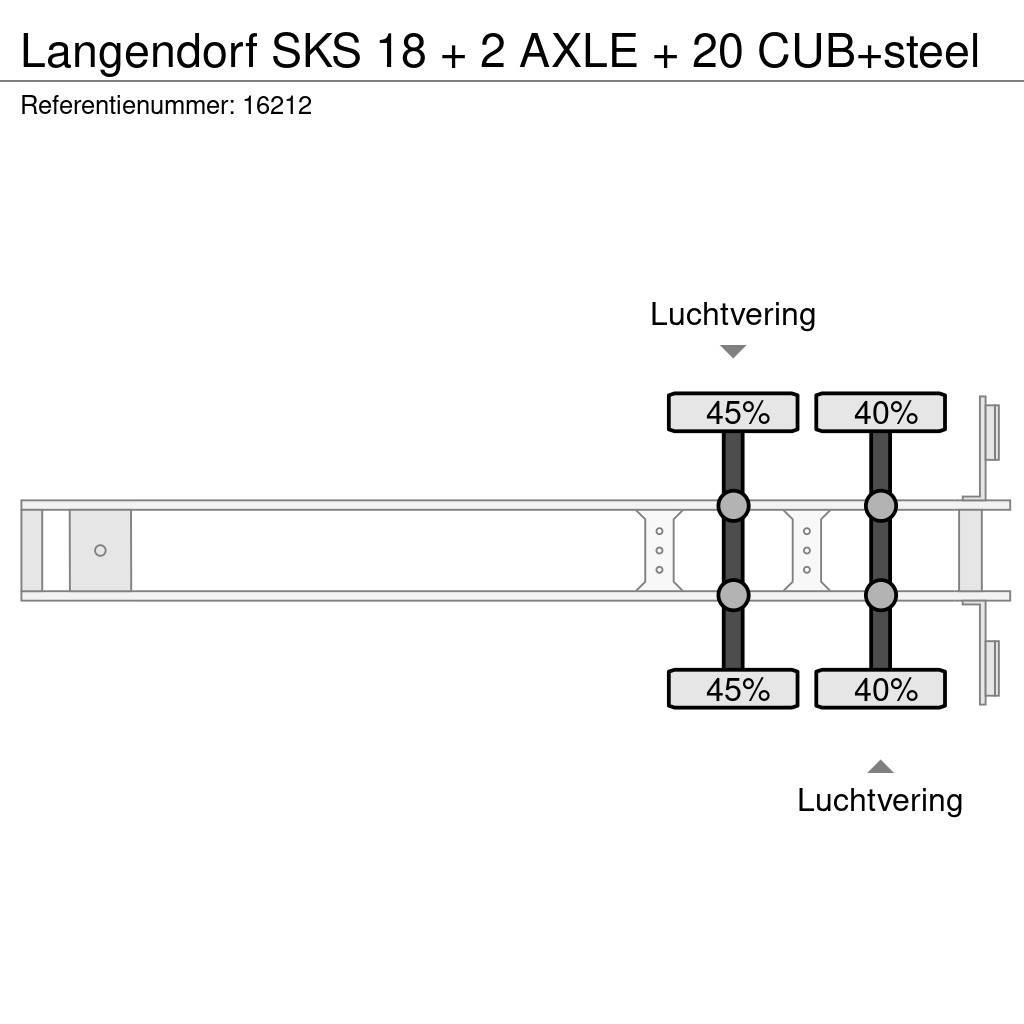 Langendorf SKS 18 + 2 AXLE + 20 CUB+steel Kippers