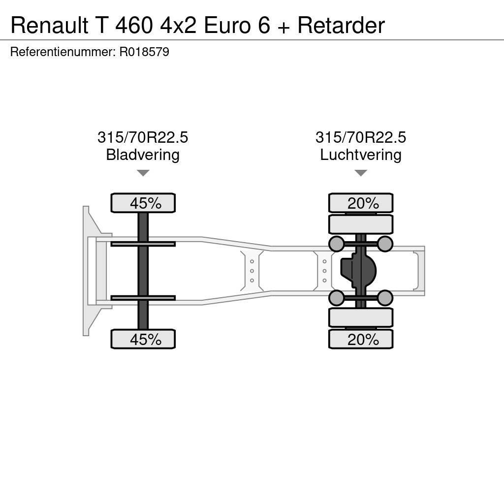 Renault T 460 4x2 Euro 6 + Retarder Trekkers