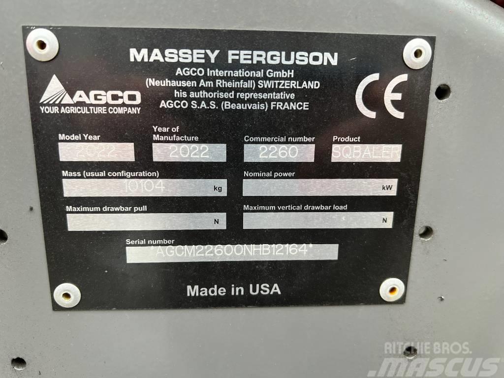 Massey Ferguson 2260 Vierkante balenpers