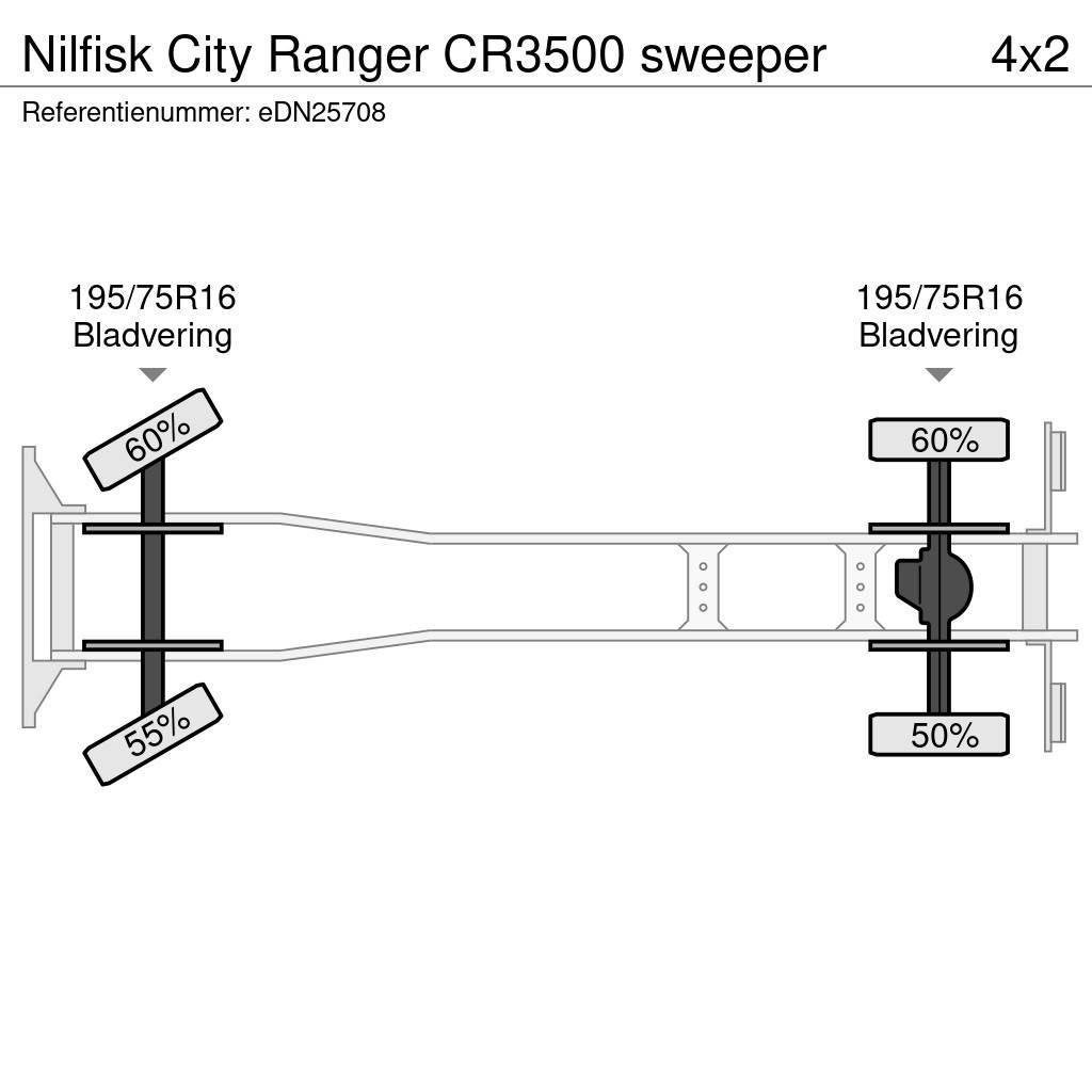 Nilfisk City Ranger CR3500 sweeper Kolkenzuigers