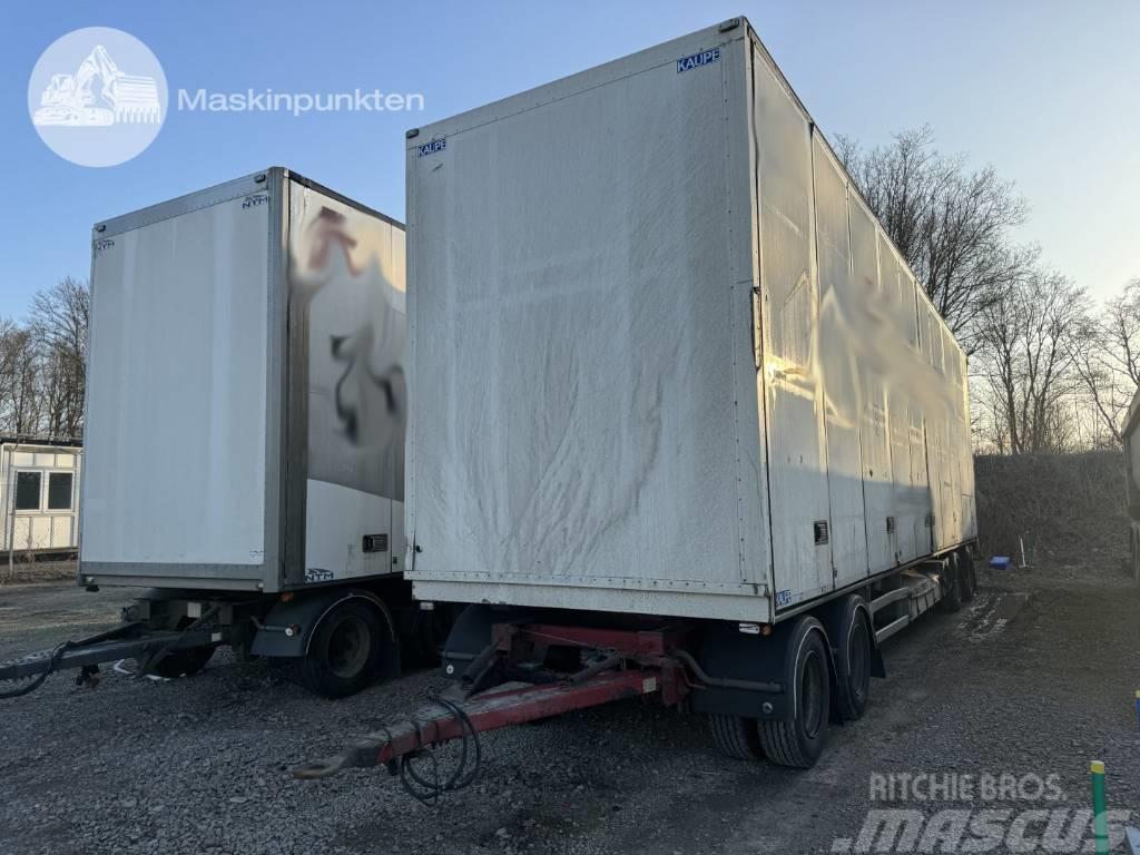 Kaupe 4 UTPE 125 Gesloten opbouw trailers