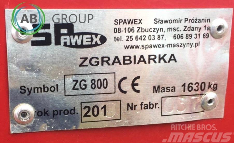 Spawex KREISELSCHWADER TAJFUN ZG-800 / ROTORY RAKE Schudders