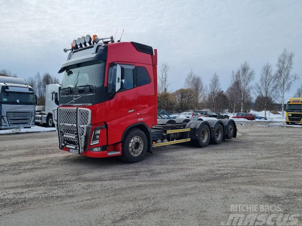 Volvo FH16 750HK 8x4 Chassi Chassis met cabine