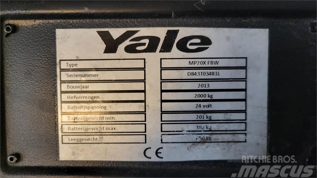 Yale MP20X 2013 Electro-pallettrucks
