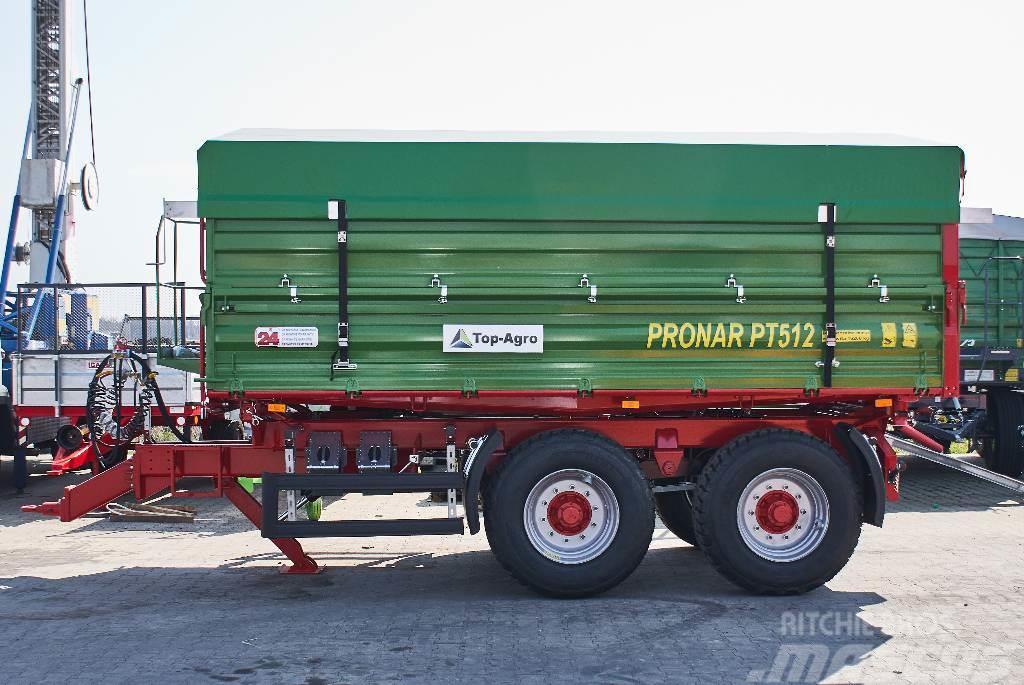 Pronar PT 512 TANDEM 12 tones tipping trailer/ przyczepa Kipperaanhangers