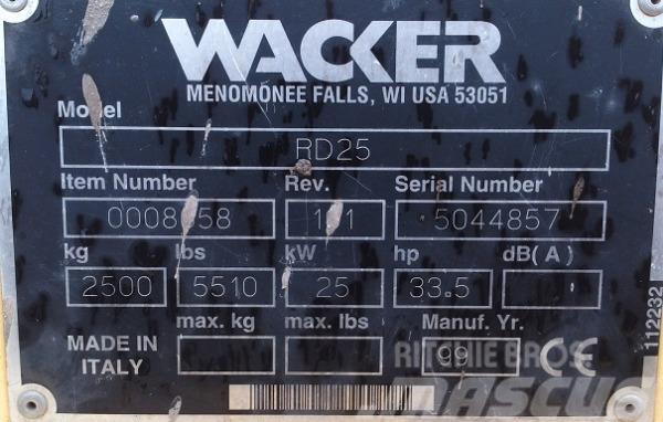 Wacker RD 25 Duowalsen