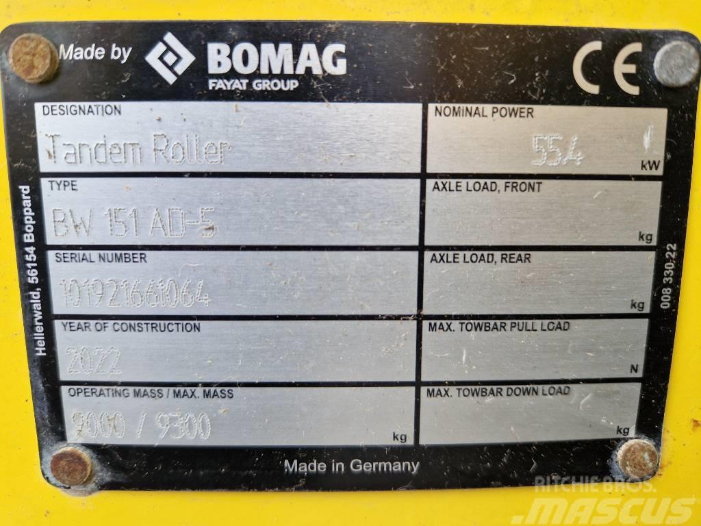 Bomag BW 151 AD-5 Duowalsen