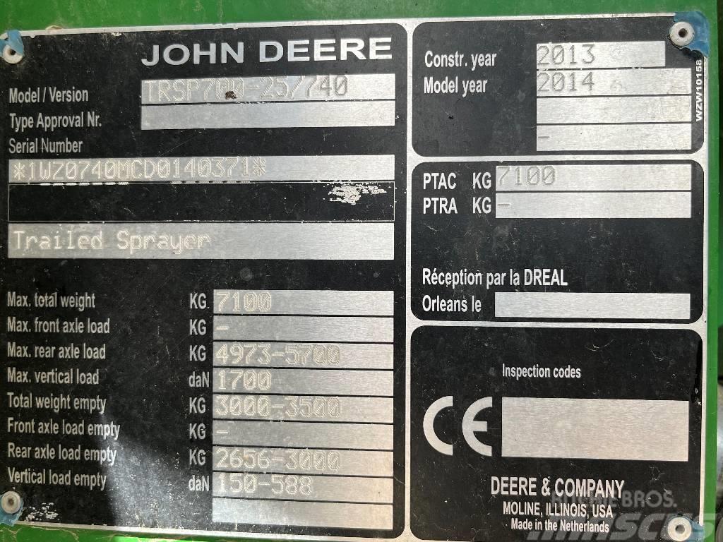 John Deere M 740 i Dismantled: only spare parts Getrokken spuitmachines