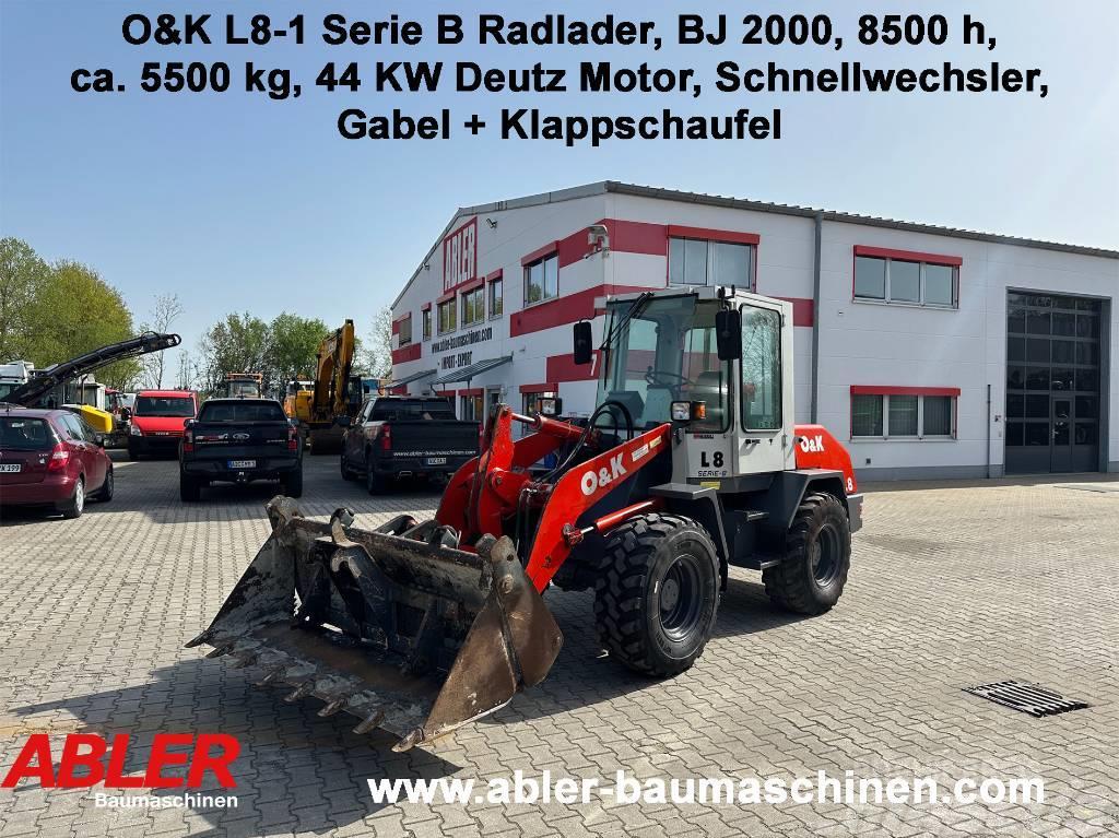 O&K L 8-1 Serie B Radlader Gabel+Schaufel+SW Wielladers