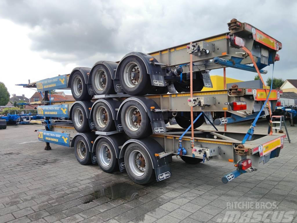 Van Hool A3C002 3 Axle ContainerChassis 40/45FT - Galvinise Containerchassis
