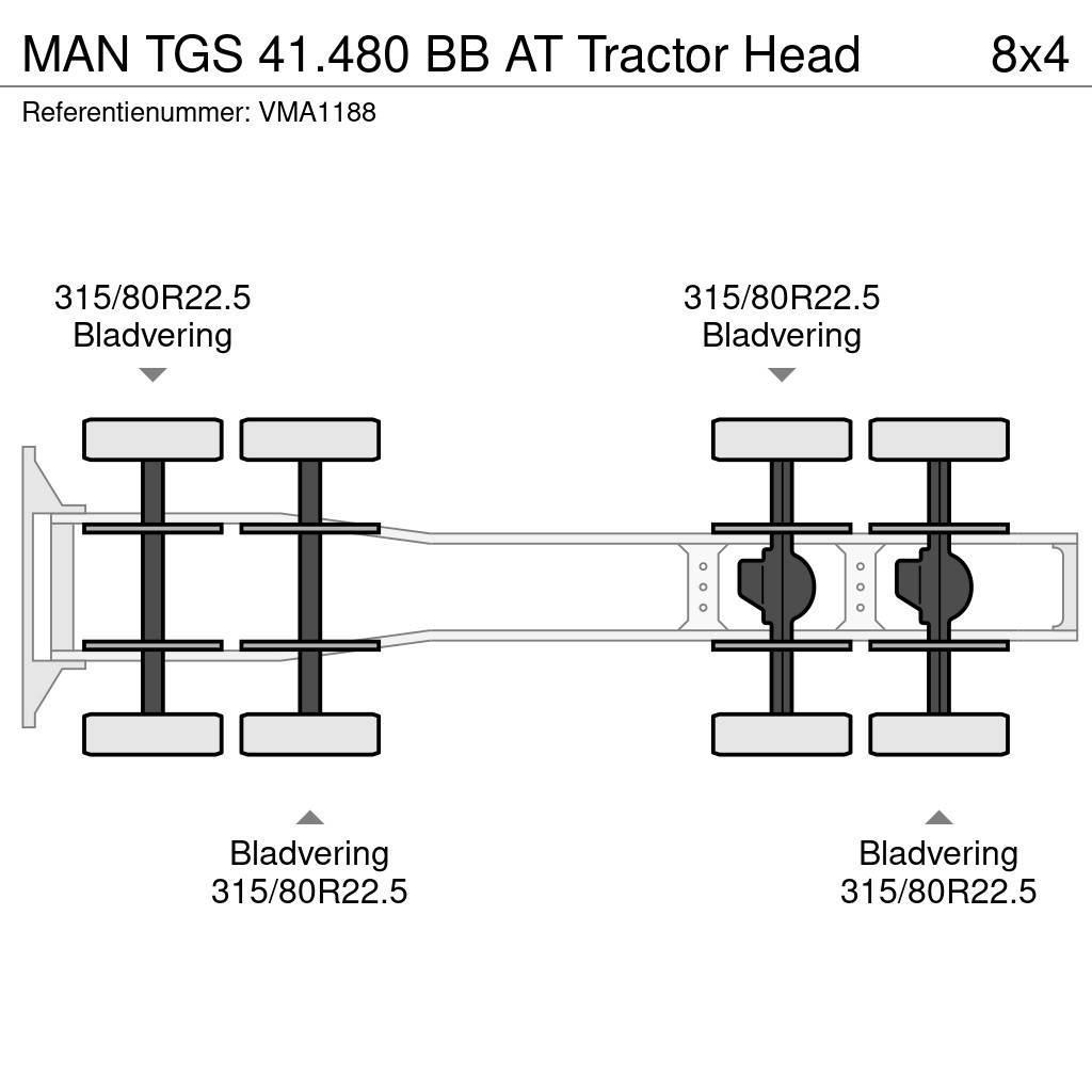 MAN TGS 41.480 BB AT Tractor Head Trekkers