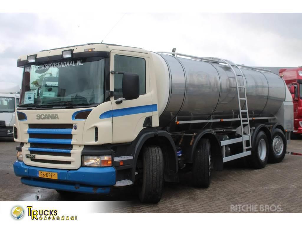 Scania P340 milk/water + 19.500 liter + 8x2 Tankwagen