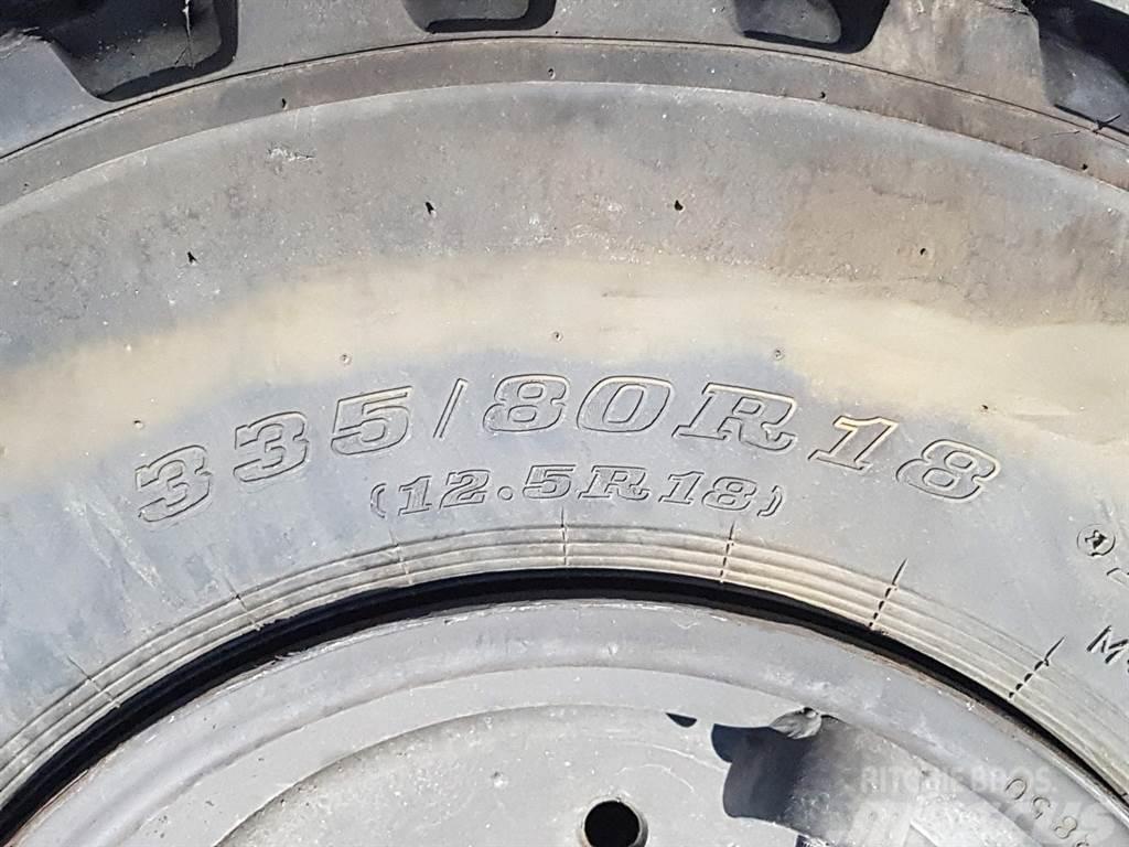 Ahlmann AS50-Solideal 12.5-18-Dunlop 12.5R18-Tire/Reifen Banden, wielen en velgen