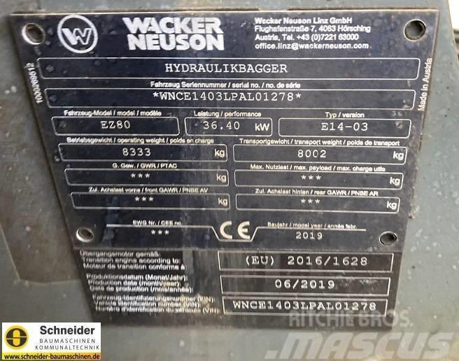 Wacker Neuson EZ 80 Midigraafmachines 7t - 12t