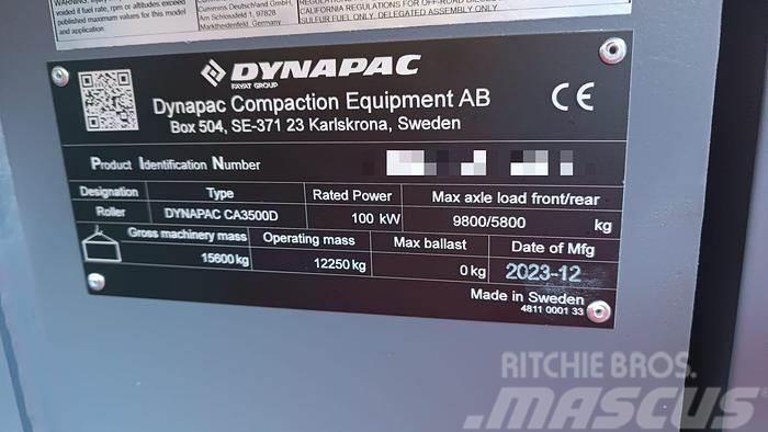 Dynapac CA3500D Overige grondbewerkingsmachines en accessoires