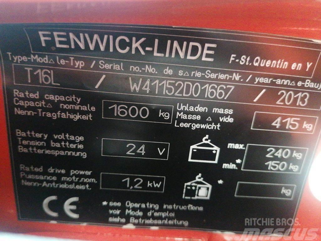 Linde T16L Electro-pallettrucks
