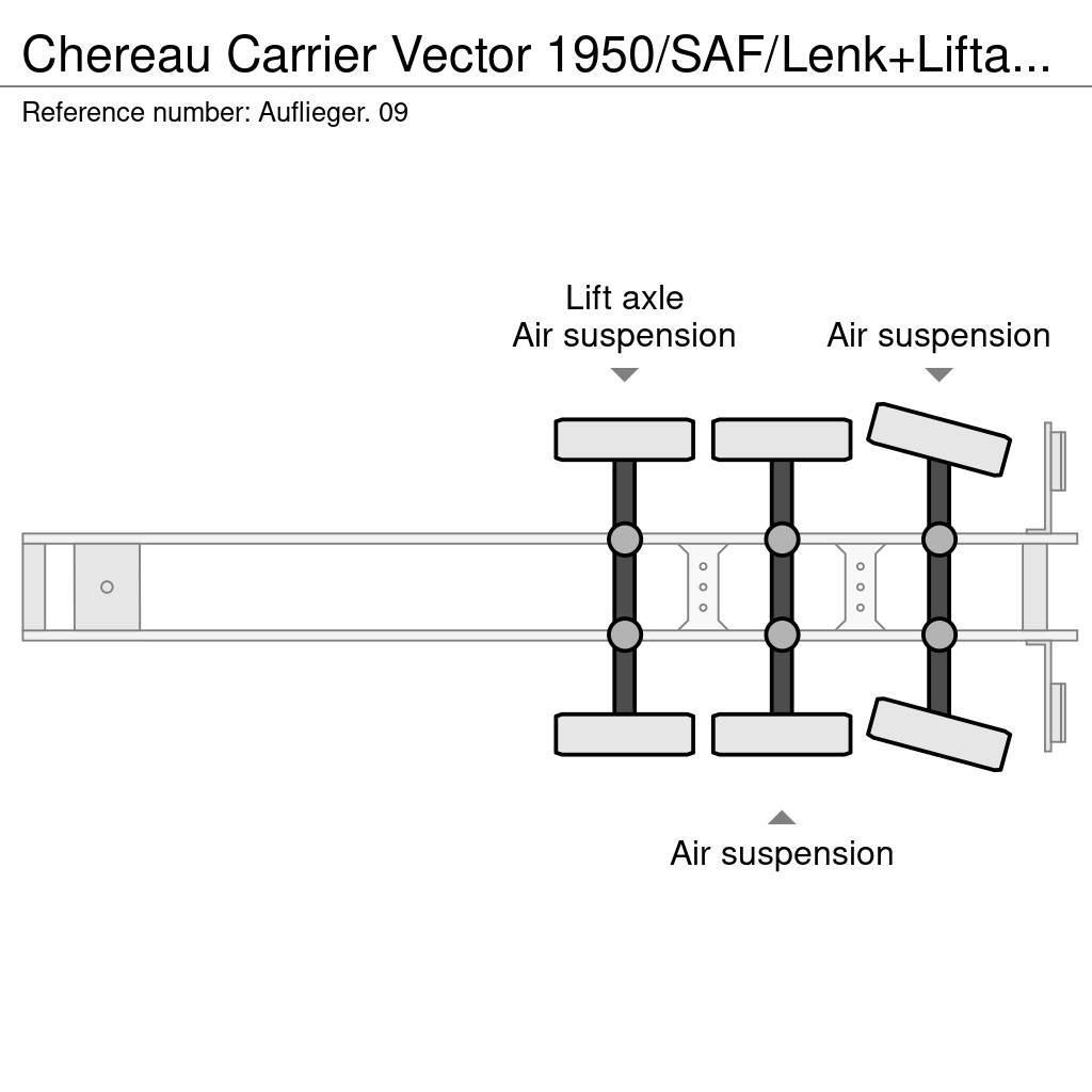 Chereau Carrier Vector 1950/SAF/Lenk+Liftachse/LBW Koel-vries opleggers