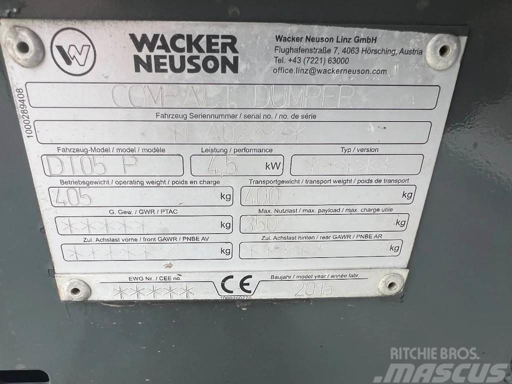 Wacker Neuson DT05P Mini Dumpers