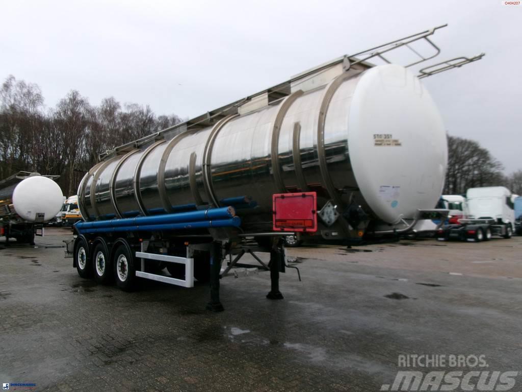  Clayton Chemical tank inox 37.5 m3 / 1 comp Tankopleggers