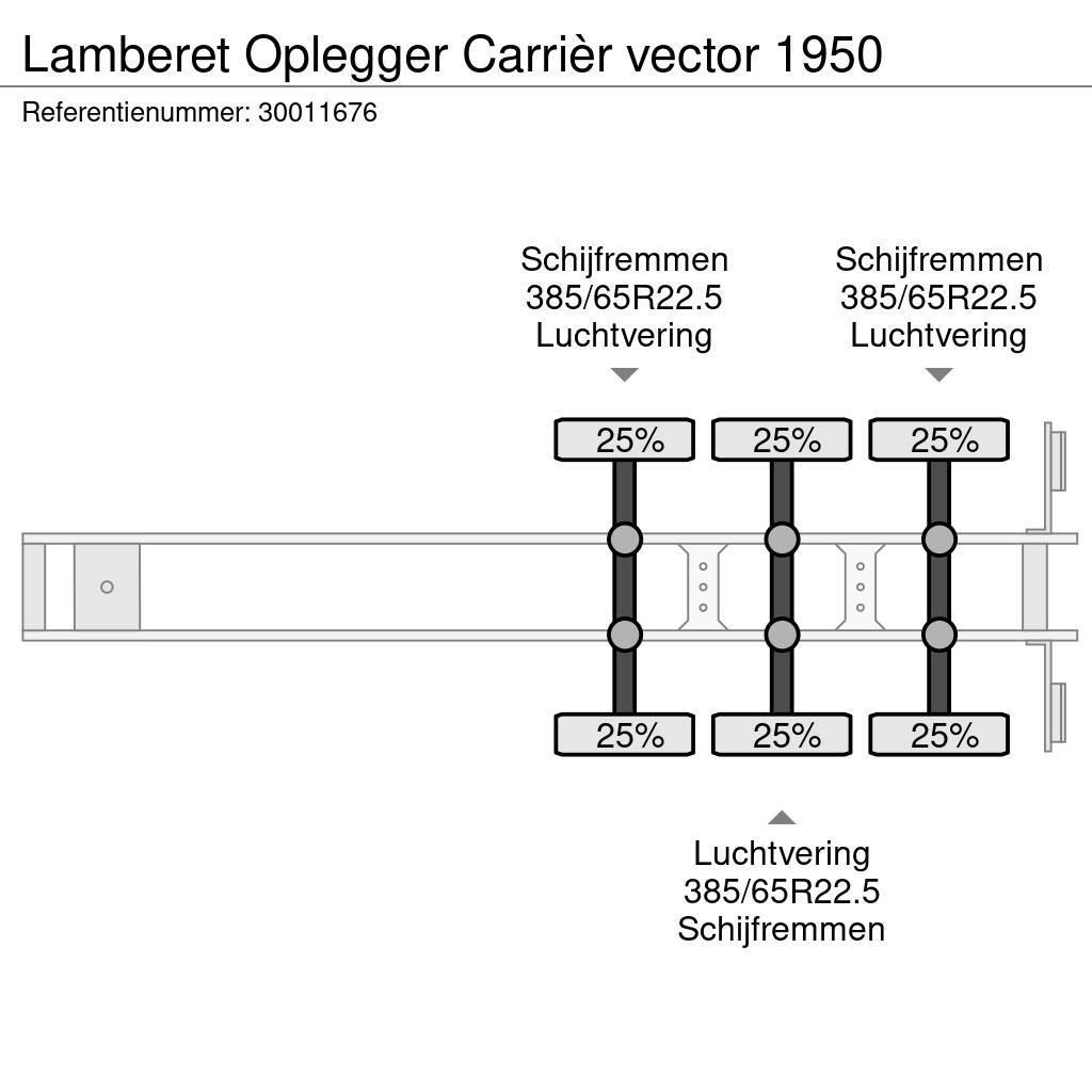 Lamberet Oplegger Carrièr vector 1950 Koel-vries opleggers