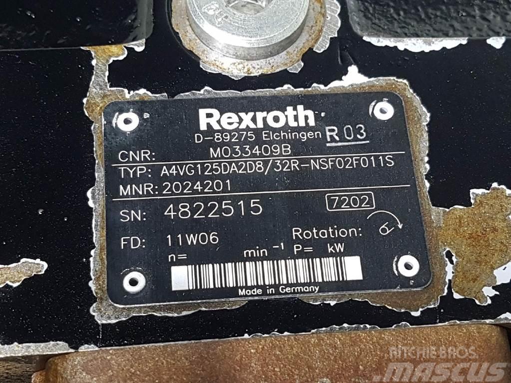 Rexroth A4VG125DA2D8/32R-M033409B / R902024201-Drive pump Hydraulics