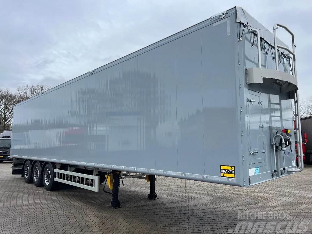 Kraker K-Force 92m3 Cargo Floor 6MM SAF, Liftachse, Remot Schuifvloeropleggers