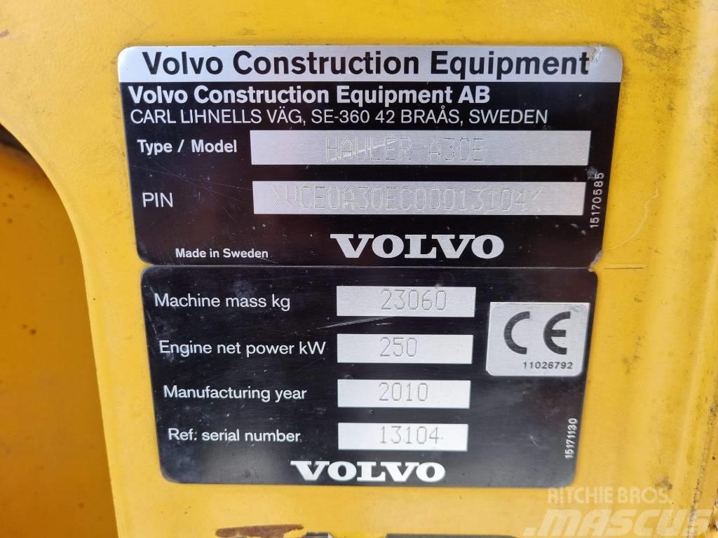 Volvo Wozidło Dumper VOLVO A30E 6x6 Knik dumptrucks