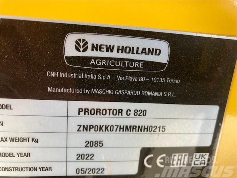 New Holland Prorotor C820 rive demo Schudders