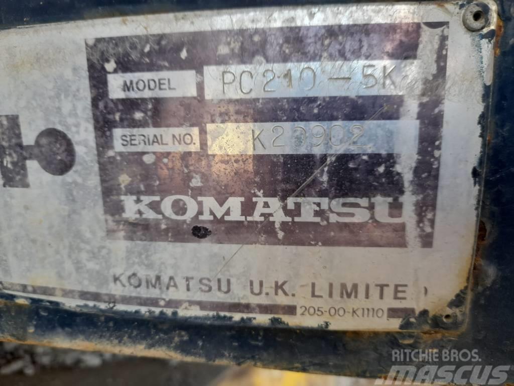 Komatsu PC 210-5 Rupsgraafmachines