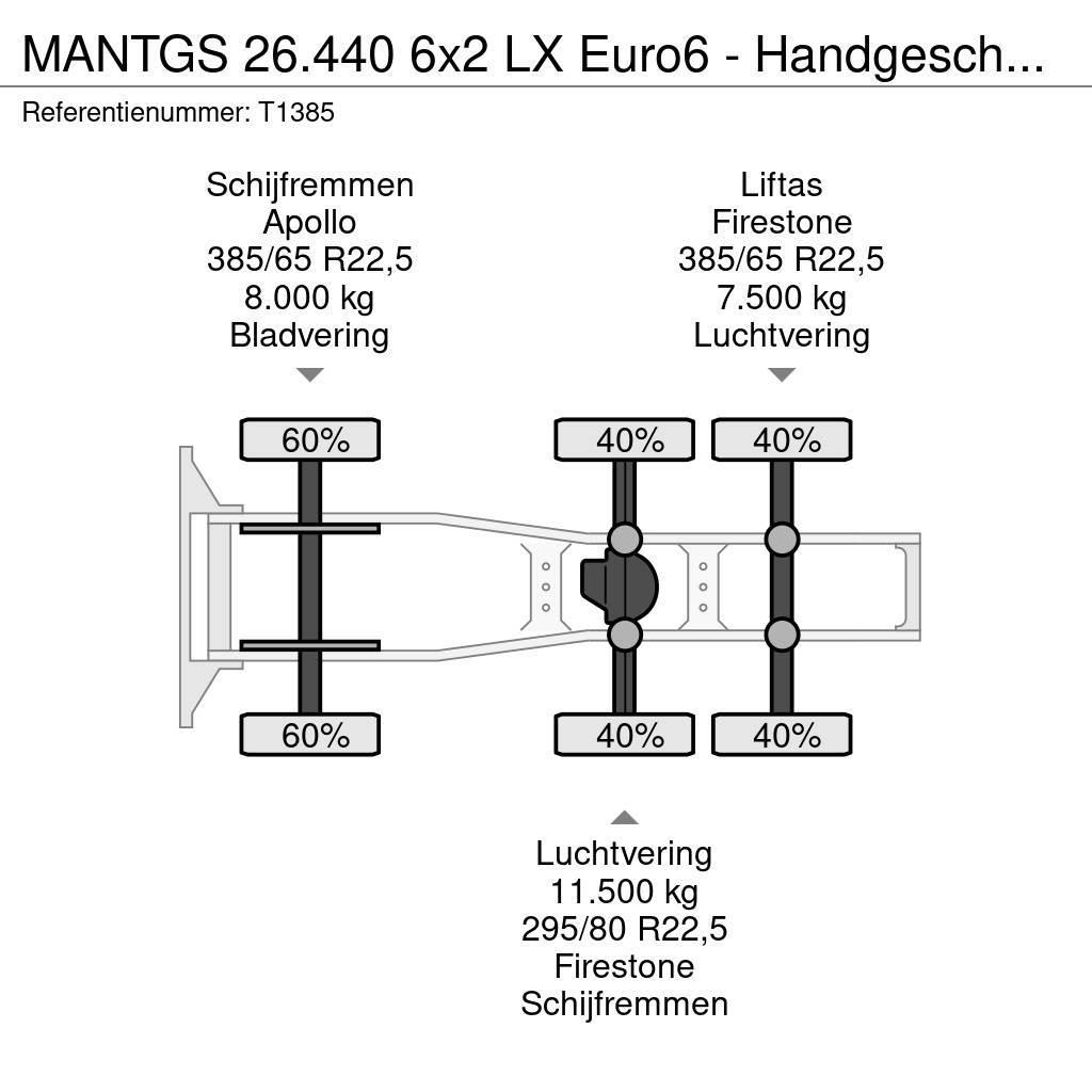 MAN TGS 26.440 6x2 LX Euro6 - Handgeschakeld - Lift-As Trekkers
