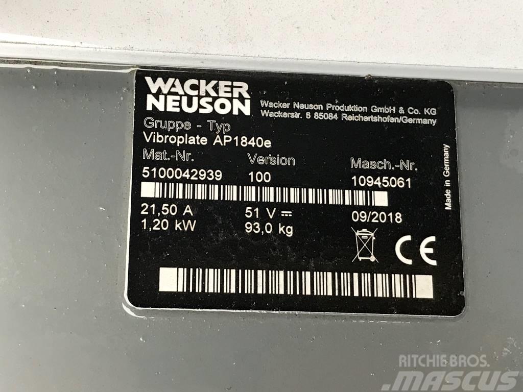 Wacker Neuson AP1840e Trilmachines