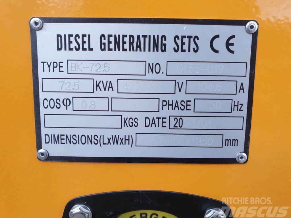  Diversen BK-72.5 Diesel generatoren
